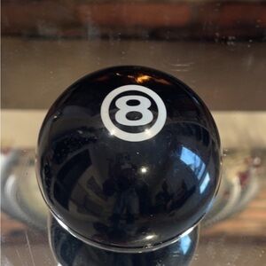 ‘73 - Avon - 8 Ball Decanter w/ Avon Spicy Aftershave